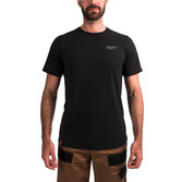 HTSSBL-M Hybrid-T-Shirt schwarz