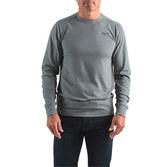 HTLSGR-XXL Hybrid-Shirt lang grau