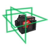 M123PL-0C Kreuzlinienlaser 3 x 360°