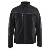 Winddichte Fleecejacke Schwarz XS