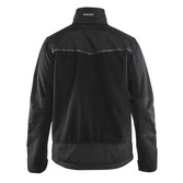 Winddichte Fleecejacke Schwarz XS