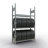 Räder- Reifen Grundregal 2000 x 1200 x 400 mm 3 Ebenen