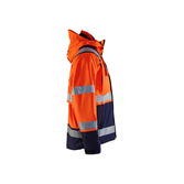 High Vis Shell Jacke High Vis Orange/Marineblau XXXL