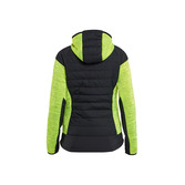 Damen Hybrid Jacke High Vis Gelb/Schwarz XXXL