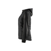 Damen Hybrid Jacke Dunkelgrau/Schwarz M