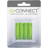 BATTERIE Q-CONNECT AAA LR03 MICRO 4ST/PK