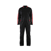 Industrie Overall Stretch Schwarz/Rot C58