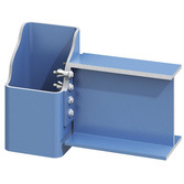 Lindapter® Hollo-Bolt mit Sechskantschraube Typ HB - Stahl - verzinkt blau - M8 X 70 - HB08-2