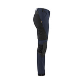 Damen Service Arbeitshose 4-Wege-Stretch Dunkel Marineblau/Schwarz C36