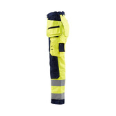 Damen High Vis Arbeitshose mit Werkzeugtaschen High Vis Gelb/Marineblau C42