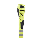 Damen High Vis Arbeitshose mit Stretch High Vis Gelb/Schwarz D25