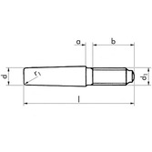 Kegelstift DIN 7977 - Stahl - blank - 30 X 190