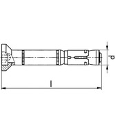 MKT-kotva pro těžké namáhání SZ-SK 18-20/115 ocel zn