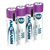 Li-Ion Akkus Micro AAA Typ 500 (min. 400 mAh) 4er