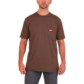 WTSSBR-L Arbeits-T-Shirt braun