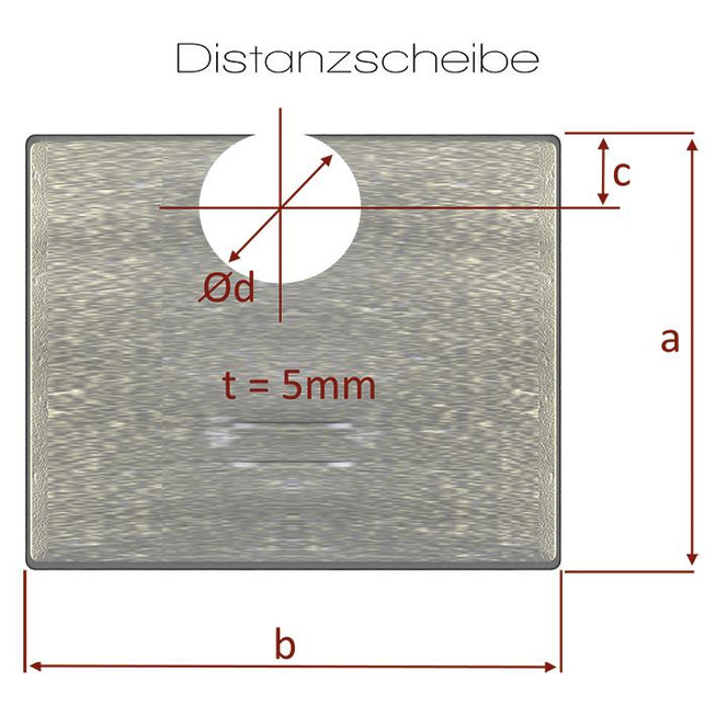MTH - distanční podložky + 5mm - ocel - pozink - D14
