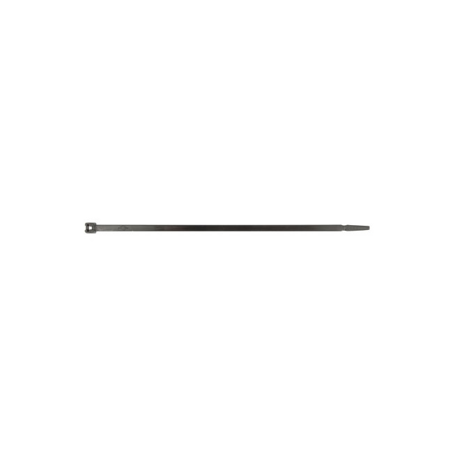 Kabelbinder - schwarz - mit Metallzunge - 100 X 2,5 mm (L x B)