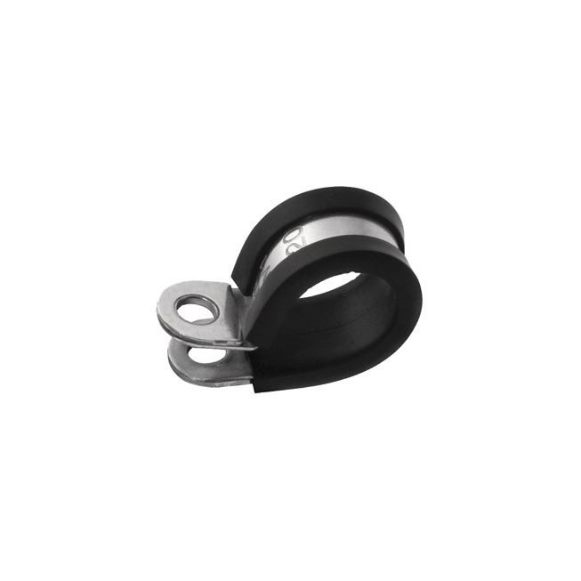 3016 PIPE CLAMP W.RUBBER PROF.. 8/12 W1