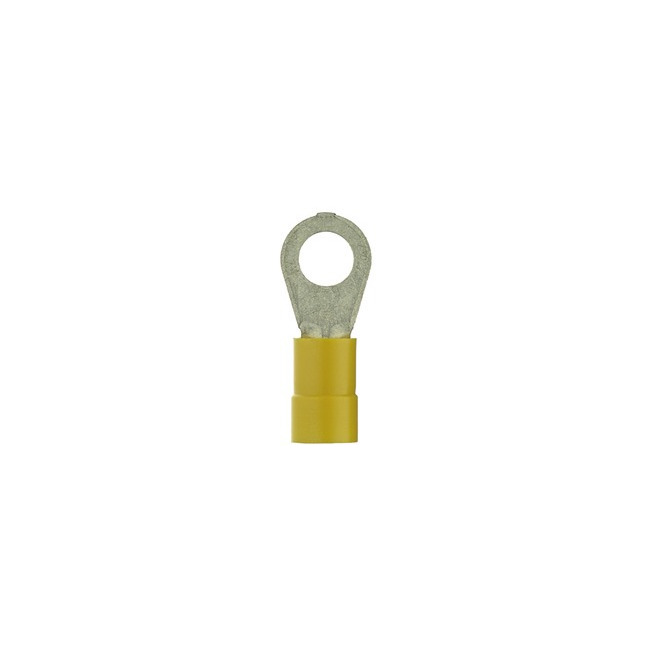 Ringzunge M4 gelb für Kabelquerschnitt 4-6 mm² isoliert