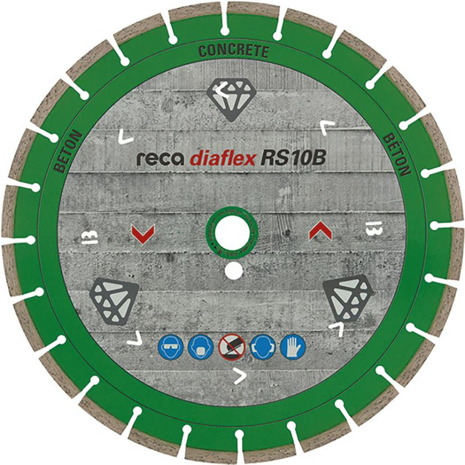 RECA diaflex Diamanttrennscheibe RS10B Beton spezial 350/25 mm