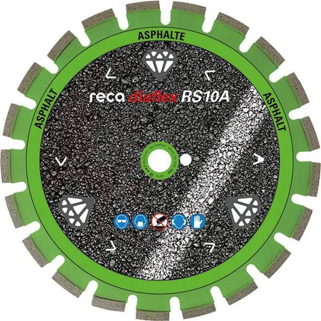 RECA diaflex diamantový dělicí kotouč RS10A asfalt 350/25,4 mm