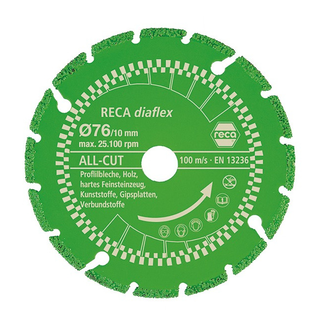 RECA diaflex ALL-CUT 76x10x1 mm