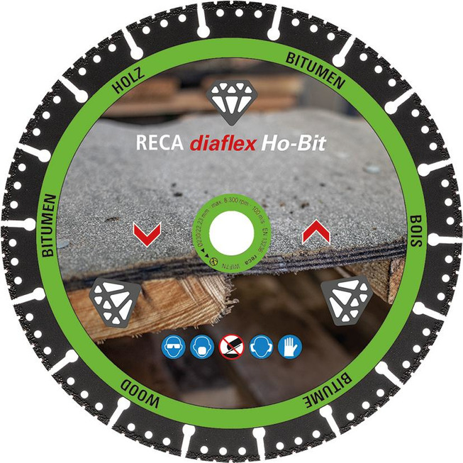 Diaflex Ho-Bit dřevo/asfaltové pásy 230 x 22,23 mm