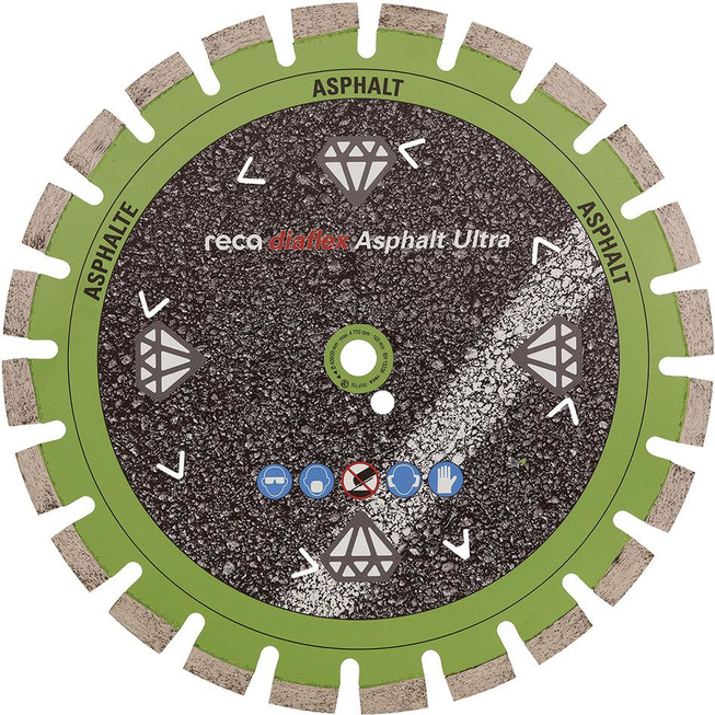 RECA diaflex diamantový kotouč RS 10 asfalt ultra Ø 400mm otvor 20mm
