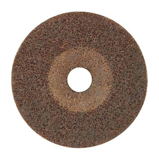 RECA DISC od runa, Ø 125 mm, grubi / smeđi, granulacija: 100