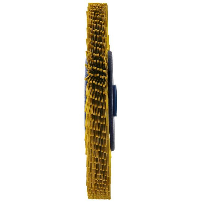 RECA Brush Rundbürste 152x12,7x25,4 K80 gelb mit Flanschen/Adapter Typ A