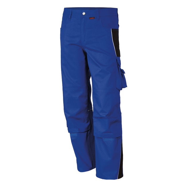 Kalhoty Qualitex 61938TC0 modrá/černá vel. 54