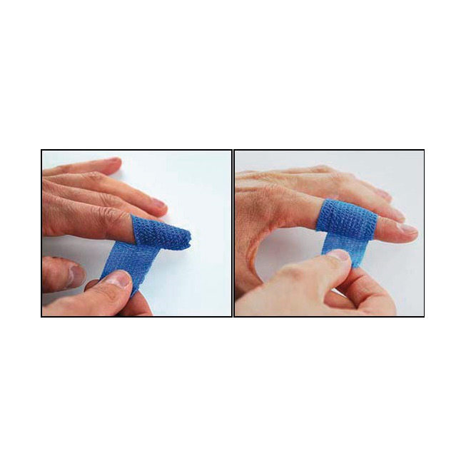 Fingerschnellverband Blau 3 cm x 7 m