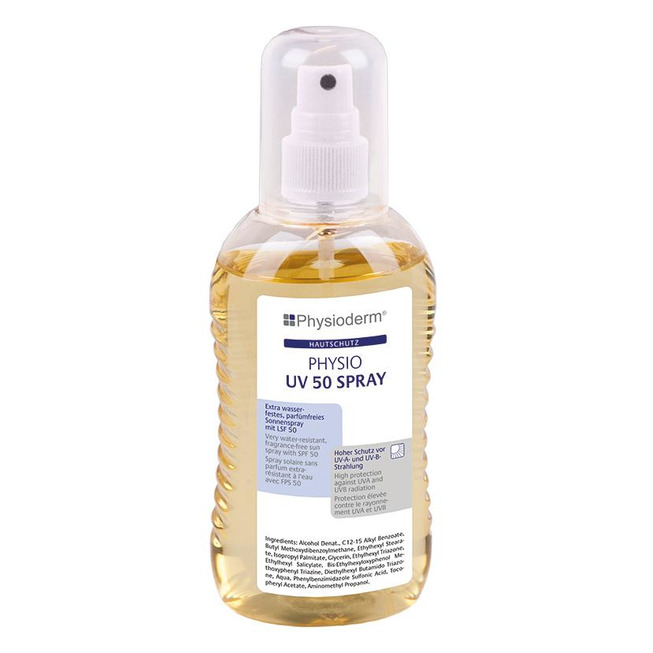 Ochrana pokožky Physioderm UV 50 sprej 200 ml