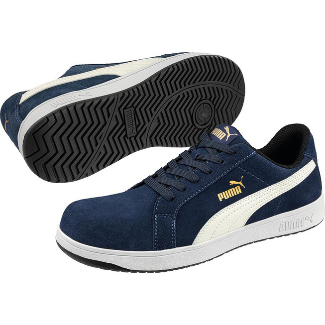 PUMA Schuh S1P Iconic Suede Navy Gr.47