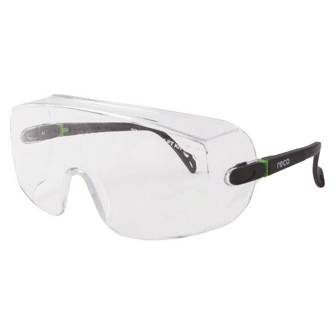 Schutzbrille RECA UX 303, klar für Korrektionsbrillenträger