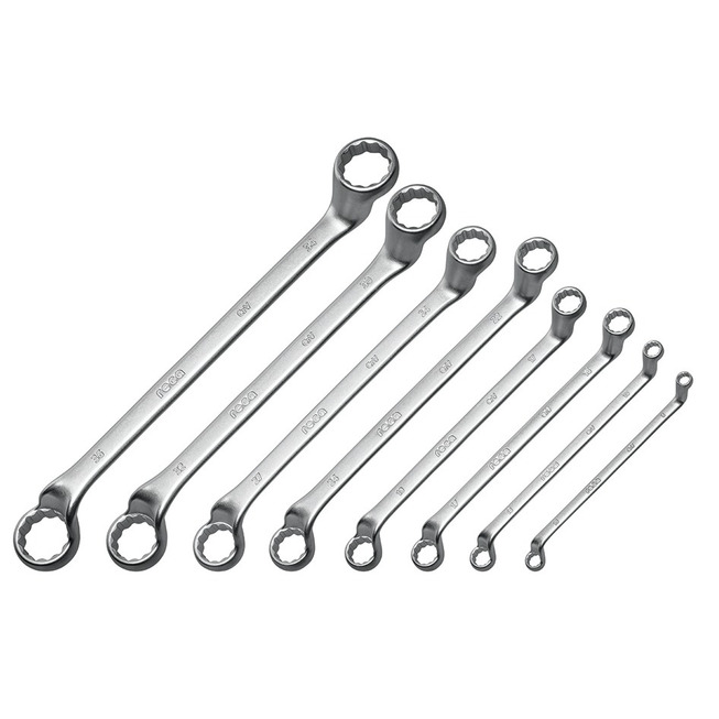 RECA double ring wrench set 8-pcs