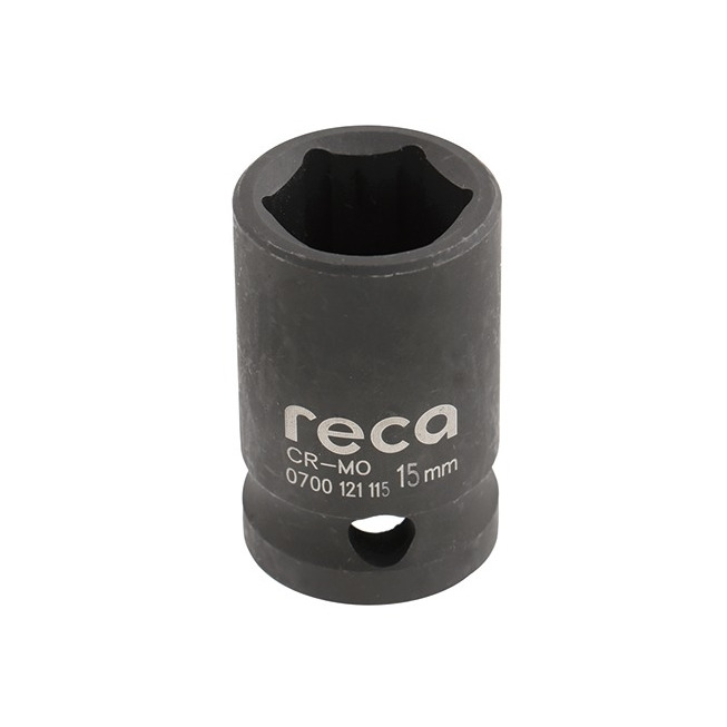 RECA Kraft-Steckschlüsseleinsatz 1/2" DIN 3129 Sechskant 15 mm