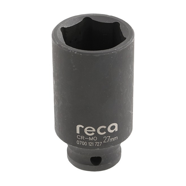 RECA Kraft-Steckschlüsseleinsatz 1/2" DIN 3129 Sechskant, lang 27 mm