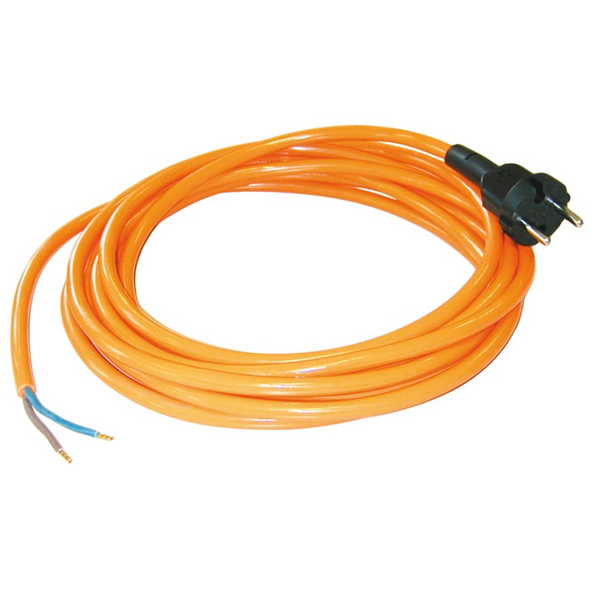 Připojovací kabel na ruční přístroje PUR 2 x 1,5 mm² 5 m dlouhý