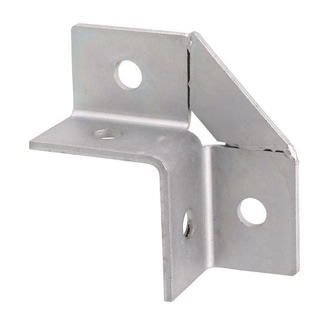 Recamo Zahnschienen-Winkelverbinder - Stahl - verzinkt - Typ 41 - 90° 2D - 105 X 105
