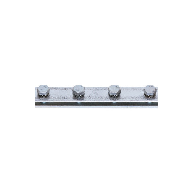 Recamo Montageschienen-Schienenverbinder - Stahl - verzinkt - vormontiert - 27/28 - 150 mm