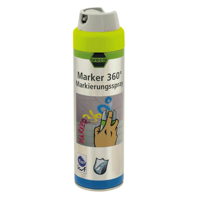 RECA arecal Marker 360° gelb 500 ml