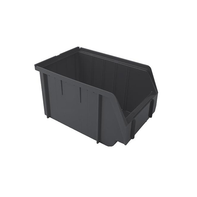 PLASTIC STORAGE BIN GREY SIZE 3