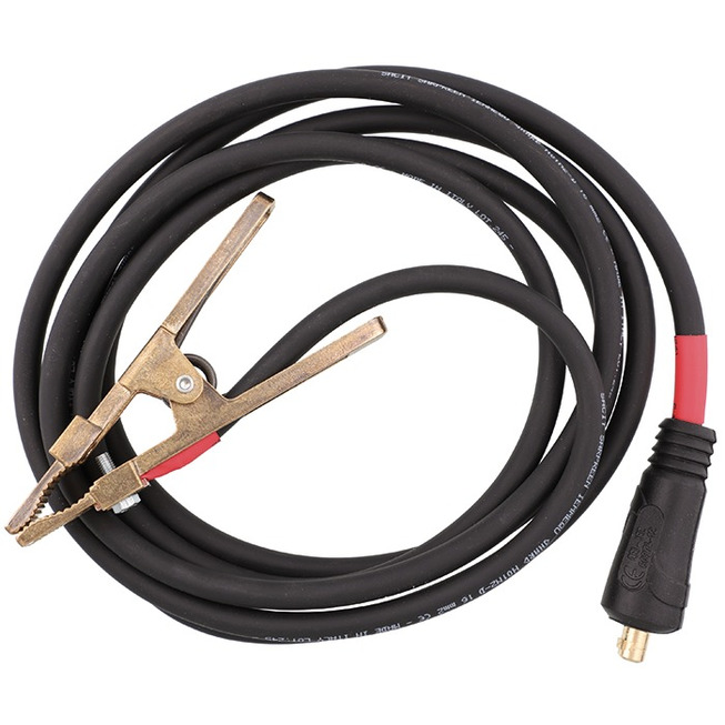 RECA připojovací kabel s bajonetovou zástrčkou uzemňovací svorka červená 3 m