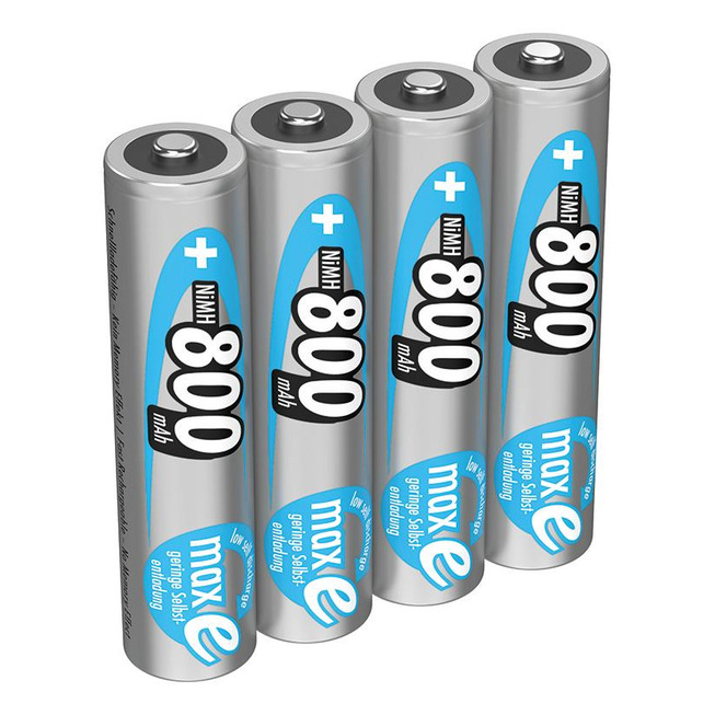 RECA akumulátor/dobíjecí baterie NiMH typ mikro tužkové AAA, balení po 4 ks