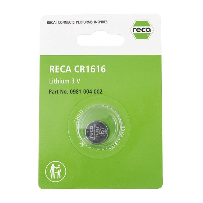 RECA Knopfzelle 3V CR 1616 ( DL1616/ BR1616)