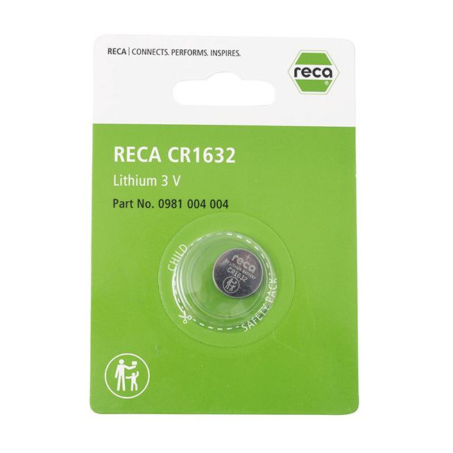 RECA Knopfzelle 3V CR 1632 (BR1632)