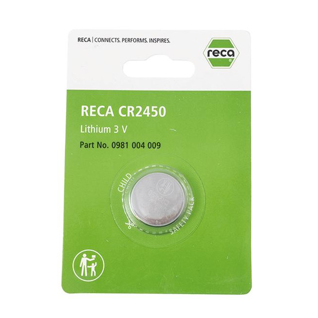 RECA Knopfzelle 3V CR 2450 ( DL2450/BR2450/CR2450N)