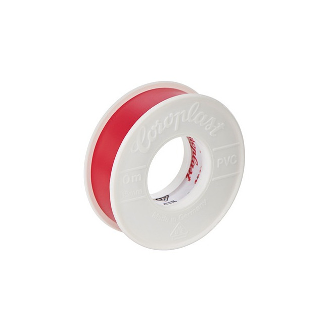 Izolační páska Coroplast® červená, délka 10m, šířka 15mm