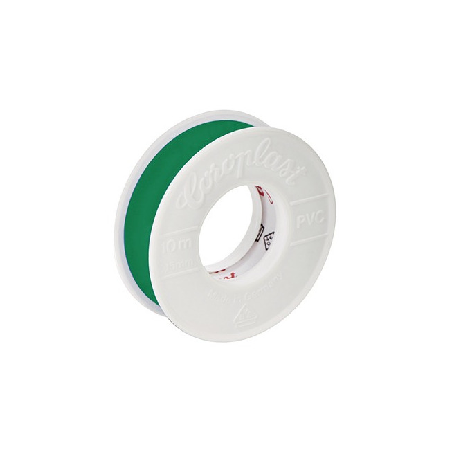 Izolační páska Coroplast® zelená, délka 10m, šířka 15mm